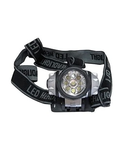 9 LED’li Pilli Kafa Lambası Güçlü Aydınlatma Kompakt Taşınabilir Model WT-042