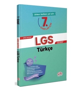 Editör Yayınları 7. Sınıflar İçin Giriş Seviyesi LGS Türkçe