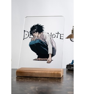 Death Note Ev L Severlere Masa Dekoratif Ahşap Obje