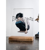 Death Note Ev L Severlere Masa Dekoratif Ahşap Obje