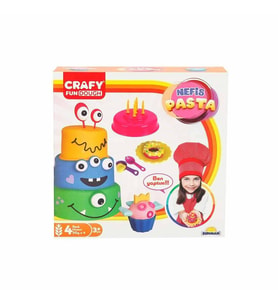 Crafy Nefis Pasta Oyun Hamur Seti 200 g 17 Parça