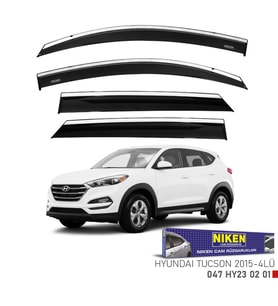 HYUNDAI TUCSON 2015- KROMLU CAM RÜZGARLIĞI   4'lü Set Niken Marka