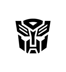 Miyrem Sticker Serisi Transformers (Siyah)