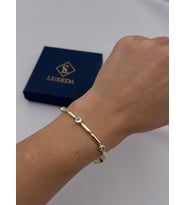 VIP Taş Detaylı Baget Çubuk Gold 17+2 CM Ayarlanabilir Bileklik