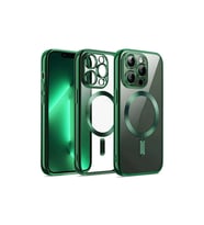 İphone 12 Kılıf Kross Magneticsafe Kapak - Koyu Yeşil