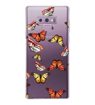 PrintiFy Samsung Galaxy Note 9 ile Uyumlu 1mm Slim Fit Water Color 2 Baskılı Şeffaf  Kılıf