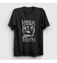 Presmono Unisex Siyah Life Napalm Death T-Shirt 381537tt