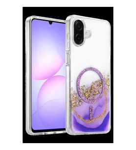 Northcity Onegif Samsung Galaxy A07 4g Lotus Simli Magsafe Kapak - Mor