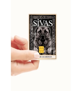 Sivas - The Guardian Black Kart Kaplama Sticker Kart Etiketi (Yüksek Kaliteli Hologramlı Baskı)