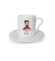 Türk Kahvesi Fincanı Betty Boop