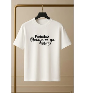 Kişiye Özel Trabzon, Rize Lazca Şiveli Mesaj Unisex T-shirt/Tişört - TÜM YAŞ GRUPLARI (Beyaz)