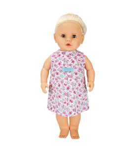 Nessiworld NessiWorld Lila Sesli Saçlı Et Bebek