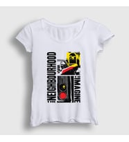 Presmono Kadın Beyaz The Neighbourhood T-Shirt 176488tt