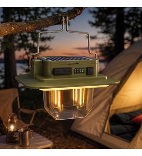 Panther PT-384 Filament LED Solar ve Powerbank Özellikli Kamp Lambası
