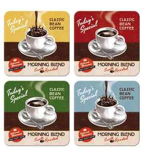 Nostalgic Art Morning Blend Bardak Altlığı Set