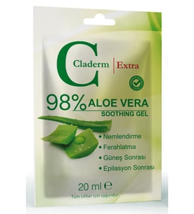 Claderm Aloe Vera Soothing Gel 20ml.
