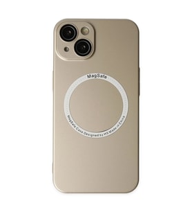Apple iPhone 14 Plus Kılıf Jack Magneticsafe Lens Silikon - Gold