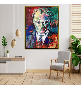 ÇERÇEVELİ ATATÜRK TABLO S157