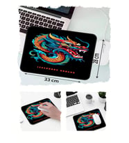Legendary Dragon Tasarımlı 33x28 Cm Mousepad Kaymaz Taban Rahat Konforlu Mouse Pad
