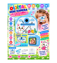 Çocuk Dijital Mini Kamera 1080P Hd 2.0” Ekran Fotoğraf Video Oyun Müzik USB