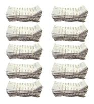 Baskılı Mat Beyaz Baget Dürüm Kese Kağıdı - 8 x 28 Cm. - 5 Kg. - Ortalama 1200 Ad - Paket
