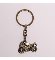 MOTOSİKLET FİGÜRLÜ BRONZ KROM ANAHTARLIK-ANAH478