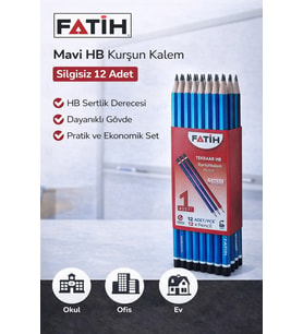 Fatih Mercanlı 12010 HB Kurşun Kalem 12 Adet