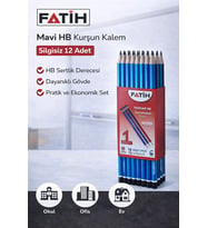 Fatih Mercanlı 12010 HB Kurşun Kalem 12 Adet