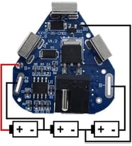 Bms 3s 12.6V 6A Lityum Pil Koruma Kartı 