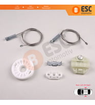 Opel Astra G T98 1998-2004 4/5 Door 90521877 90521878 İçin Arka Sol veya Sağ Cam Kriko Tamir Seti