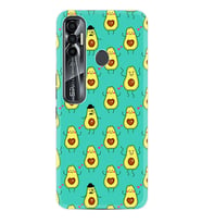 Tecno Spark 6 6 Go 8C 8 Pro 7 7 Spark 9 Pro Kılıf Desemli Silikon Oynayan Avokadolar 1770