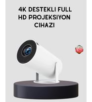 Ev Sineması Projeksiyon Cihazı – 160 Ansı Lümen, 4K Uyumlu Ve Kablosuz Görüntü Aktarımı