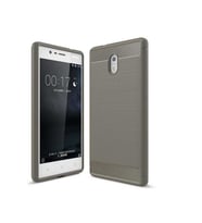 Nokia 3 Uyumlu Kılıf Zore Room Silikon Kapak (Gri)