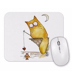 The Thinking About Love Mouse Pad