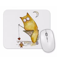 The Thinking About Love Mouse Pad