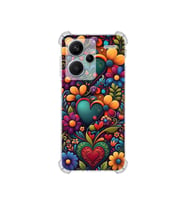 PrintiFy Redmi Note 13 Pro Plus ile Uyumlu Düşlerin Dansı Serisi Çiçeklerin Dansı Tasarımlı Uv Baskılı Köşe Korumalı Antişok Kılıf