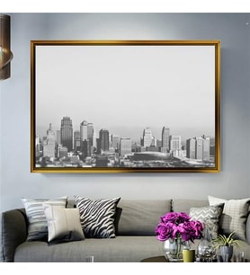 Altın Çerçeveli dekoratif tablo a1868 (Gold)
