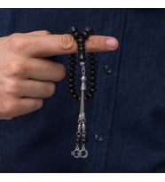 Metal Püsküllü Rondela Kesim 6,5 x 9,5 mm Rus Oltusu Tesbih