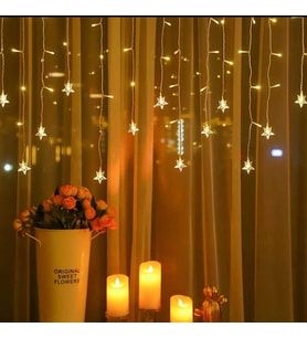 Yıldız 4 M 96 Led 19 Saçak 40-50-60 Cm Gün Işığı MZXX3-4