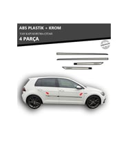 VOLKSWAGEN GOLF 7 YAN KAPI KORUMA ÇITASI PLASTİK + KROM