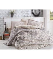Hobby Çift Kişilik Poplin Nevresim Serenity Gri
