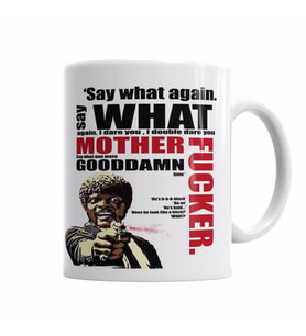 Pulp Fiction Jules Mia Vicent Kupa Bardak Porselen