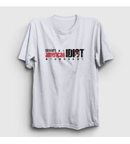 Presmono Unisex Beyaz American Idiot V2 Green Day T-Shirt 55218tt (Beyaz)
