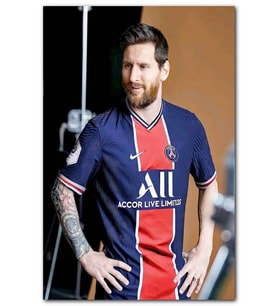 Cakatablo Messi PSG Forması İle MDF Tablo