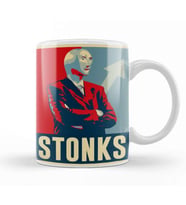Stonks Wall Street Bets Kupa Bardak Porselen
