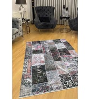 VALENCIA 1511 Patchwork Kaymaz Taban Yıkanabilir Modern Halı Kilim