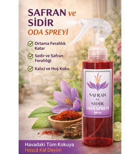 Herbliss Doğal Safran&Sidr Oda Spreyi Oto Kokusu Oda Kokusu