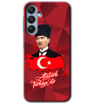 Galaxy A25 Kılıf HD Desen Baskılı Kılıf - Atatürkiye