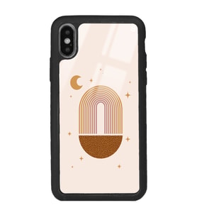 iPhone X Nude Art Night Tasarımlı Glossy Telefon Kılıfı