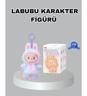 Dekoratif Yumuşak Labubu Peluş Figür - Koleksiyonluk Ve Çocuklara Uygun Hediye 20 Cm